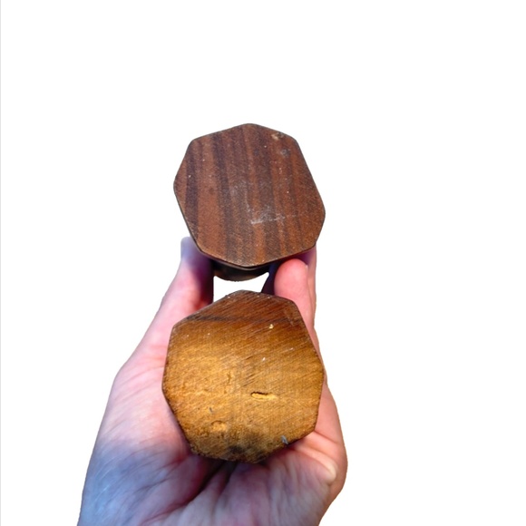 Danish Modern Teak Bird Sculpture Set of 2 Hand Carved Midcentury MCM - Picture 3 of 6